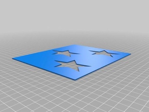 yıldız kalıp Amerikan bayrağı 3d baskı 3d print model - Mito3D
