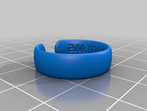 until we all belong rings gay marriage equality 3d print model - Mito3D