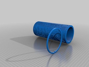 silindirik labirent bulmaca 3d print model - Mito3D