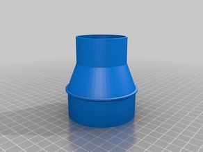 2-1 2 inch 1-1 4 adapter parts customized 3d print model - Mito3D