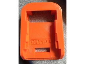 dewalt battery cover tool holders & boxes 3d print model - Mito3D