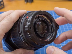 sony de montura la sobrecarga del objetivo cámara un montaje lente lenscap lensholder titular alpha 3d print model - Mito3D
