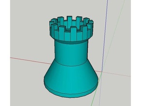 bordergame figura - bastión La impresión en 3d 3d print model - Mito3D