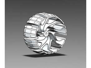 shock-absorbing wheels r1 r c vehicles 3d print model - Mito3D