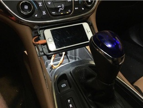 chevy volt iphone holder v3 mobile phone car 5 6 stand 3d print model - Mito3D