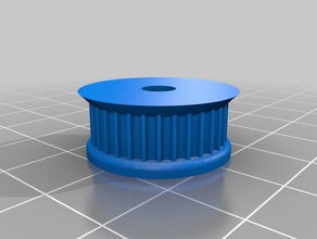 gt2 pulley 31 5mm shaft v3 slider 3d printer accessories customized 3d print model - Mito3D