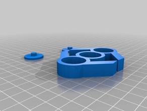 spinner caps 3d printing arrow cool fidget finger 3d print model - Mito3D
