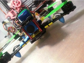 qav250 landing r c vehicles drone racing 3d print model - Mito3D