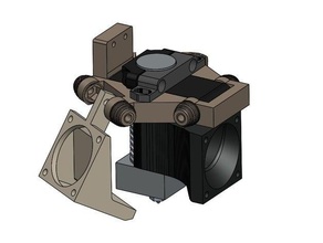 flsun delta-Effektor-e3d-v6 3d-Drucker Teile e3d-v6 kossel mini 3d print model - Mito3D