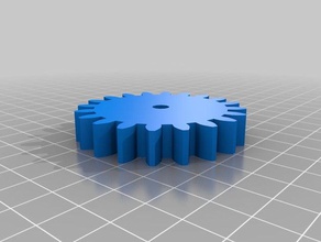 my customized involute spur gear471 hobby 3d print model - Mito3D