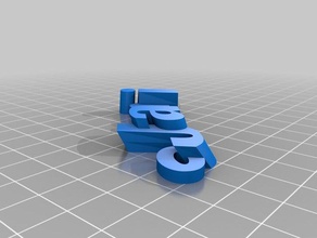 jami fob Schlüsselanhänger kundengebundene 3d print model - Mito3D