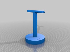double headphone stand 3d printing 3d print model - Mito3D