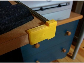 sliding drawer track cap 3d printing 3d print model - Mito3D