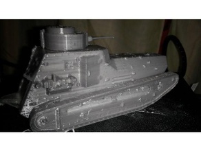strv fm 21 Fahrzeuge tank ww2 den zweiten Weltkrieg 3d print model - Mito3D