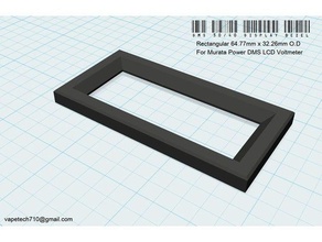 murata dms lcd voltmetro lunetta l'elettronica monte 3d print model - Mito3D