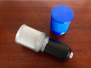 microphone compact filtre anti-isolation sonore l'audio le isolateur micro pop de l'enregistrement son 3d print model - Mito3D