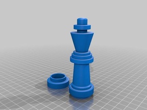 penny weighted chess set 3d print model - Mito3D