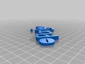 nome chaveiro-pjw organização personalizado 3d print model - Mito3D