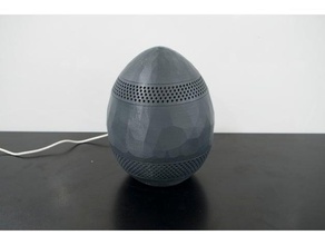 oeuf - imprimé en 3d haut-parleur l'audio beocreate beoplay beosound dtu 3d print model - Mito3D