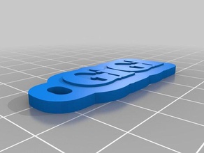 gigi color 1 keychains customized 3d print model - Mito3D