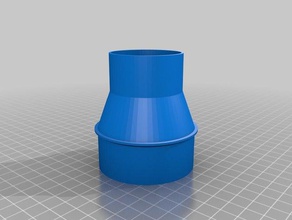 vac adattatore per tubo parti su misura 3d print model - Mito3D