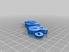 llavero sandra Schlüsselanhänger kundengebundene 3d print model - Mito3D