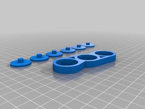 offset-spinner-Kappen 3d-drucken fidget finger offset spinner 3d print model - Mito3D