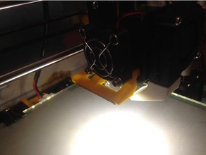 anet a8 extrusora de tira led luz montaje girar Impresora 3d las piezas actualización el la mk8 prusa i3 3d print model - Mito3D