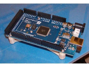 mega 2560 r3 board minimal bracket 3d printer parts arduino mount mounting 3d print model - Mito3D