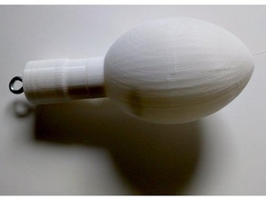 özelleştirilebilir yumurta roket burun konisi eggloft araç model nosecone 3d print model - Mito3D