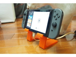 nintendo switch stand jogos de vídeo a mudar 3d print model - Mito3D