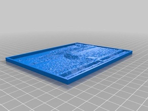 mein Honig 7 2d-Kunst kundengebundene 3d print model - Mito3D