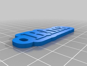 rina 1 Schlüsselanhänger kundengebundene 3d print model - Mito3D