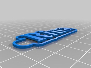 rina 2 keychains customized 3d print model - Mito3D