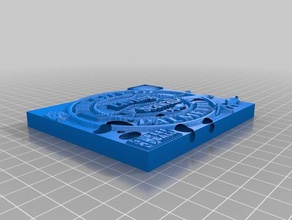 city palmetto living seawall plaque 3d printing 3d print model - Mito3D