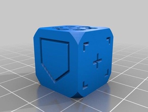 mechafrontdie2 dice customized 3d print model - Mito3D