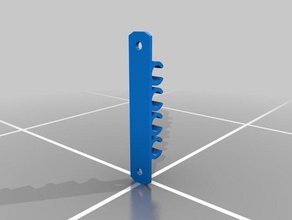 risolvibile cavo ordinato organizzazione di clip guida la gestione dei cavi 3d print model - Mito3D