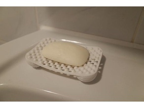 porta sabonete muitos pontos de contacto casa banho seco titular sabão água 3d print model - Mito3D