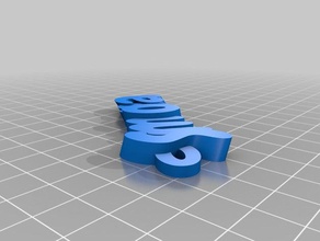 simona keyring i portachiavi su misura 3d print model - Mito3D