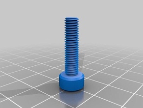 mi personalizados tuerca trabajo tornillo arandela roscada varilla de fábrica partes personalizado 3d print model - Mito3D