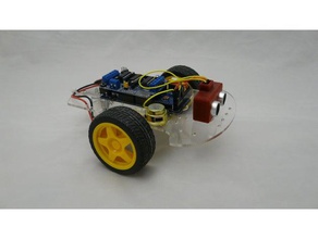 arduino robot support pour batterie robotics 3d print model - Mito3D