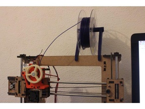 filament spool holder 3d printer accessories graber prusa 3d print model - Mito3D