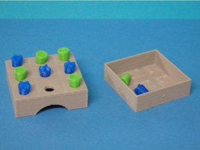 morpion jogo jeu brinquedos & games jogos tic tac toe 3d print model - Mito3D