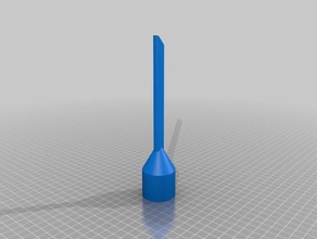 vacuum tool-adapter - 180 mm high 35mm od shop vac household supplies customized 3d print model - Mito3D
