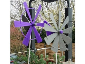 wind turbine eolienne gadgets gadget gadgets3d garden jardin 3d print model - Mito3D