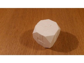 ahşap küp puzzle versiyonu bulmaca 3d print model - Mito3D