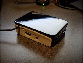 couvercle du côté officiel de raspberry pi cas makerfocus bouton d'alimentation rpi module Imprimante 3d accessoires 3d print model - Mito3D