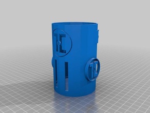 recycle soda can organization beer college earth day holder recycling touro 3d print model - Mito3D