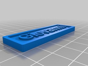 giovanni-signpost signs & logos customized 3d print model - Mito3D