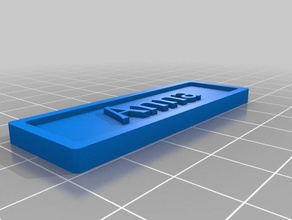 anna-yön işaretler ve logolar özelleştirilmiş 3d print model - Mito3D